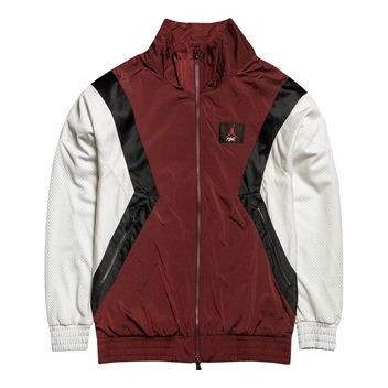 

Куртка flight warm-up jacket logo brown white colorblock 'brown white' Air Jordan, коричневый