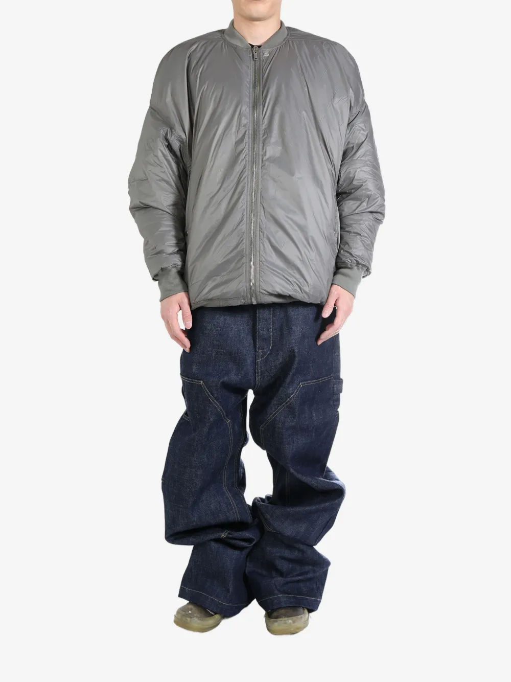 

Утепленная куртка-бомбер Rick Owens DRKSHDW, серый