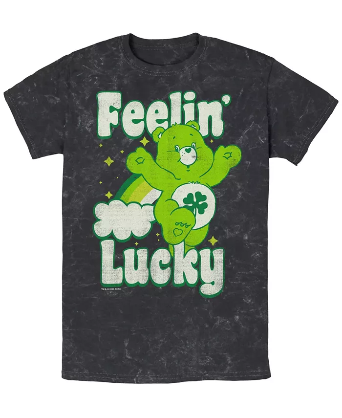 

Мужская футболка Lucky с коротким рукавом Care Bears, черный
