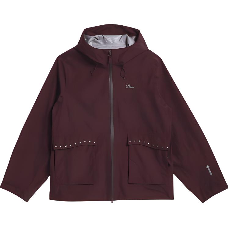 

Adidas Originals Куртка Adidas X Dime с шипами из ткани GORE TEX, Dark Reddish Purple