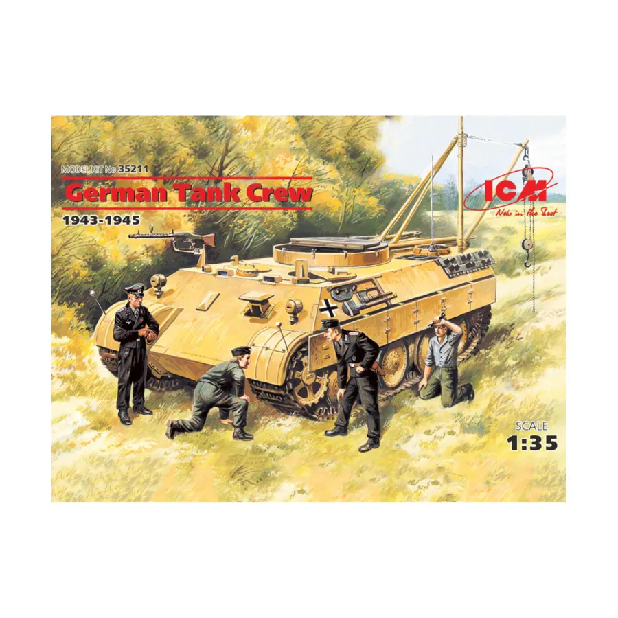 

Немецкий танковый экипаж (1943-1945), Military Models 1/35 Scale (ICM)