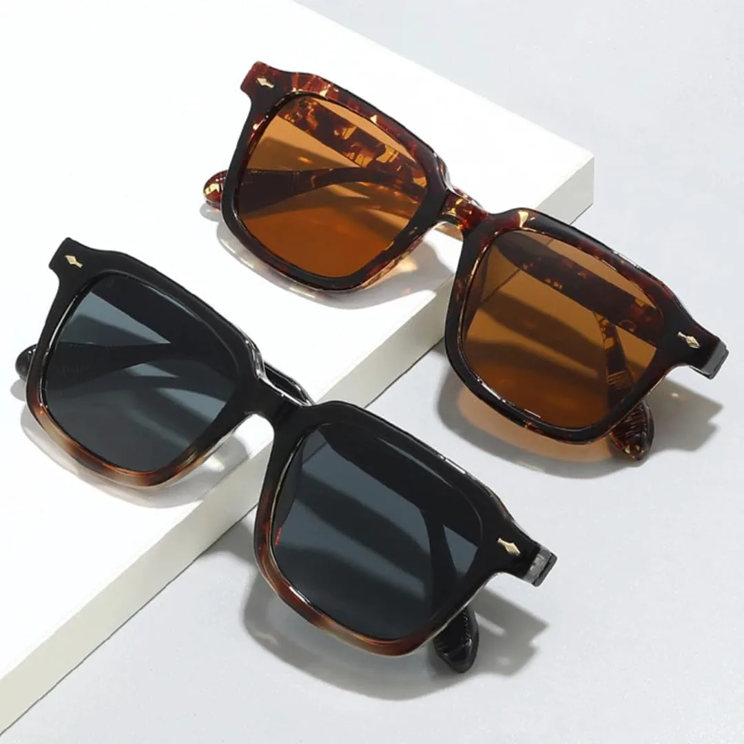 

Солнцезащитные очки с защитой UV400 | Заклепки, желто-синий градиент | для женщин и мужчин, для занятий спортом на открытом воздухе и вождения (06) LXLHWN, 04