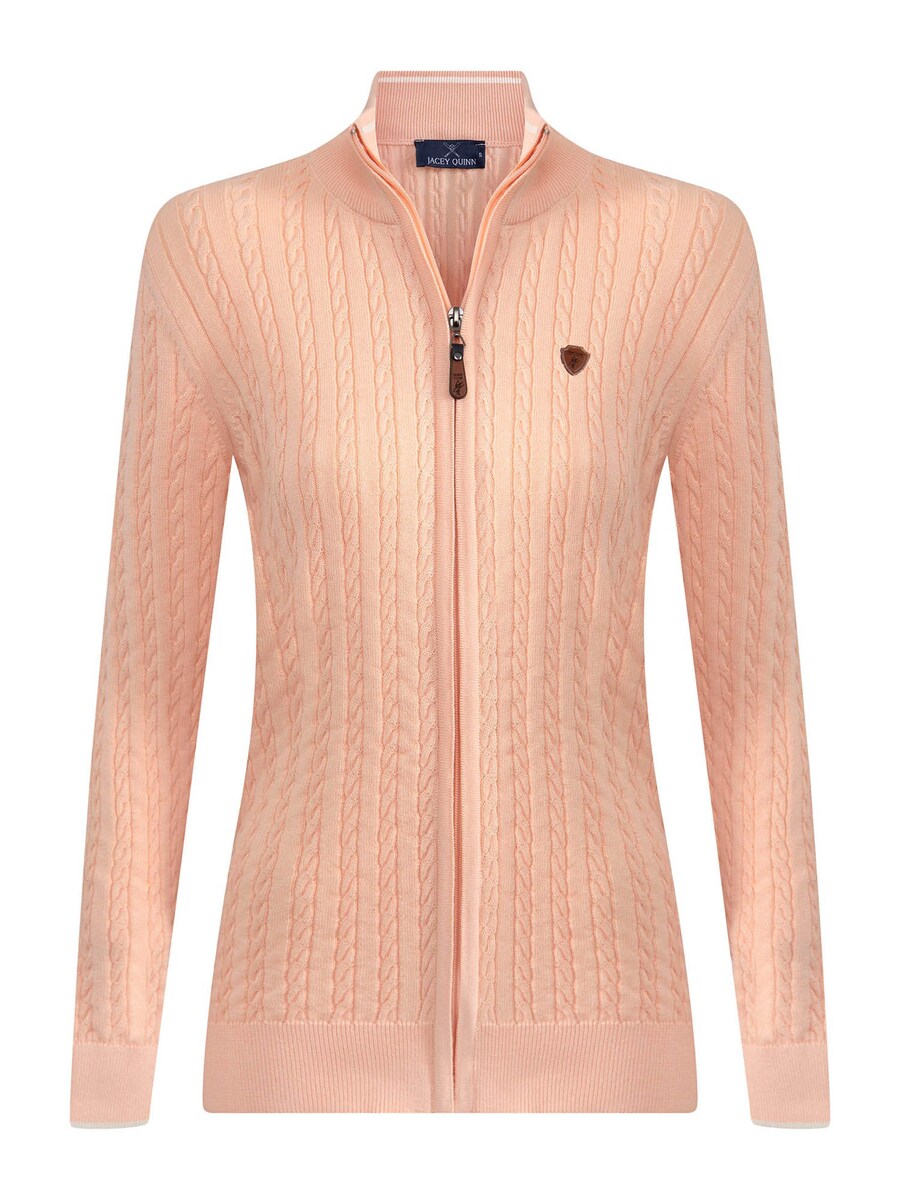 

Вязаный кардиган Jacey Quinn, цвет Salmon/Light orange