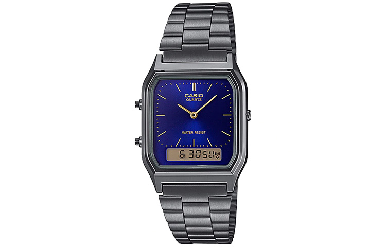 

CASIO Мужские молодежные синие часы AQ-230GG-2ADF