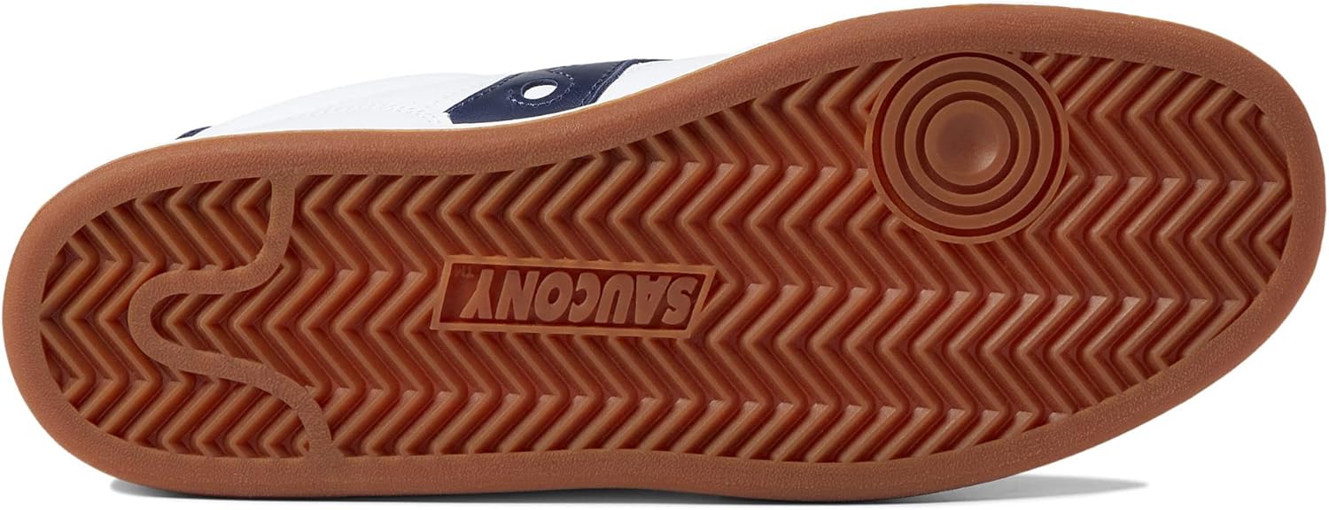 Кроссовки Saucony Jazz Court для взрослых, унисекс, белый/синий/темно-синий — фото 4