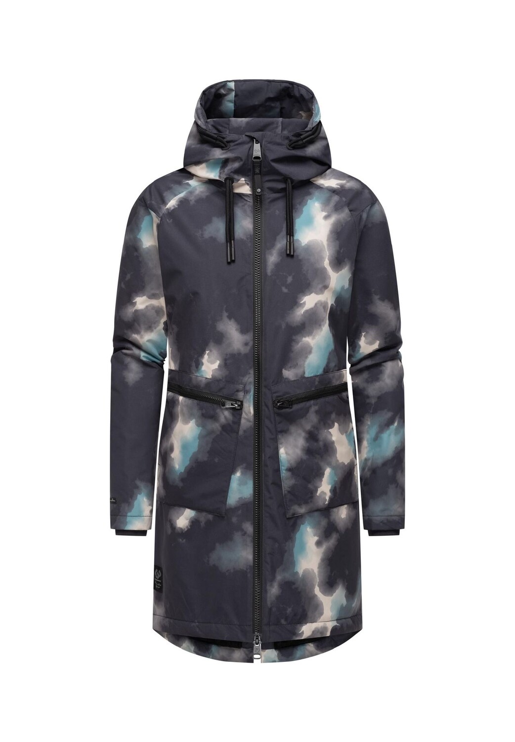 

Зимнее пальто с целостным принтом Ragwear, черный