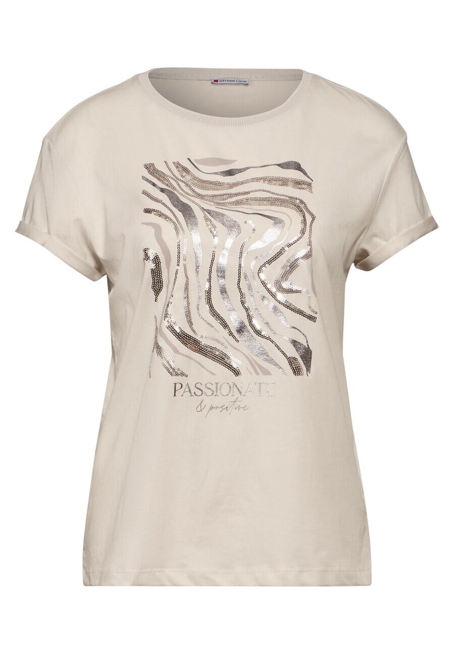 

Футболка STREET ONE Shirt, бежевый