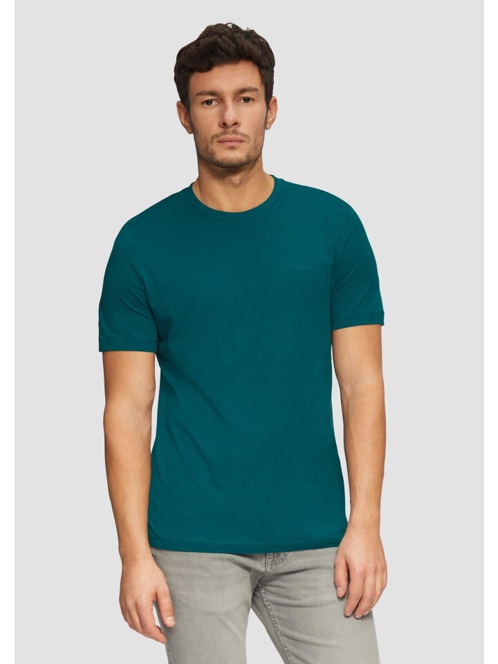 

Футболка s.Oliver T-Shirt kurzarm, цвет Petrol
