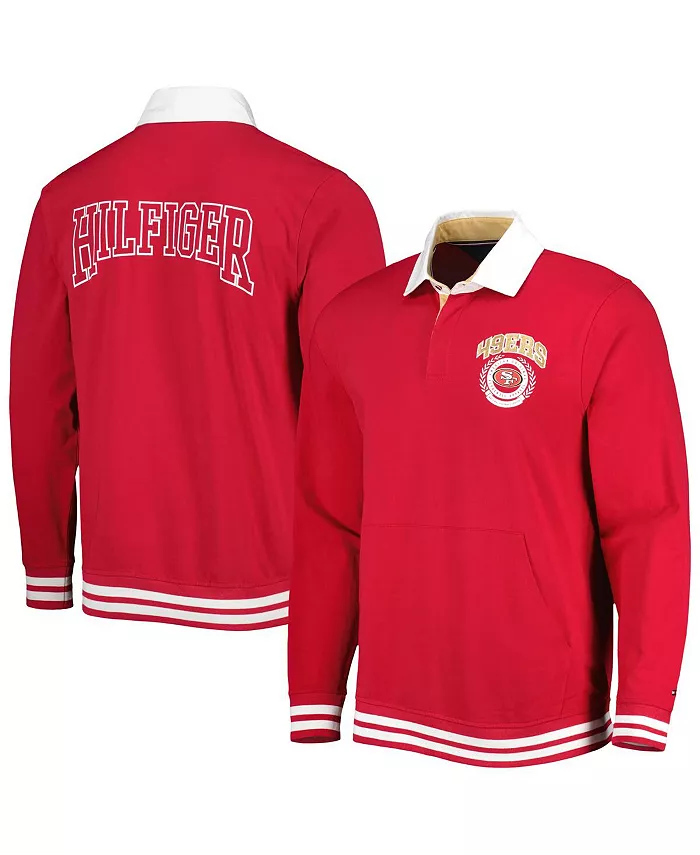 

Мужская поло с длинным рукавом Cody San Francisco 49ers алого цвета Tommy Hilfiger