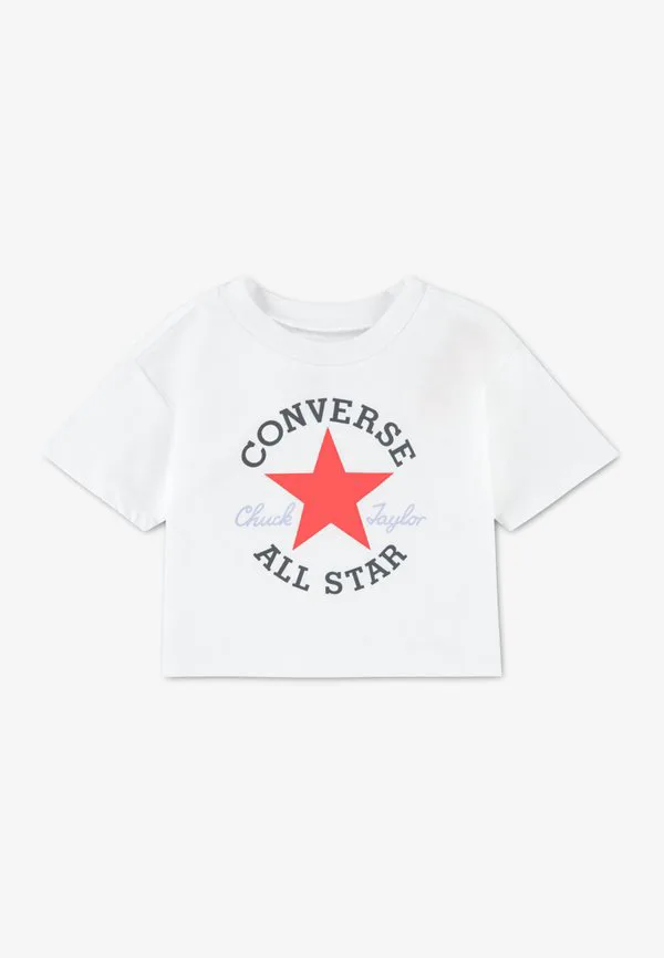 Футболка с принтом Converse, White/Dark Matter