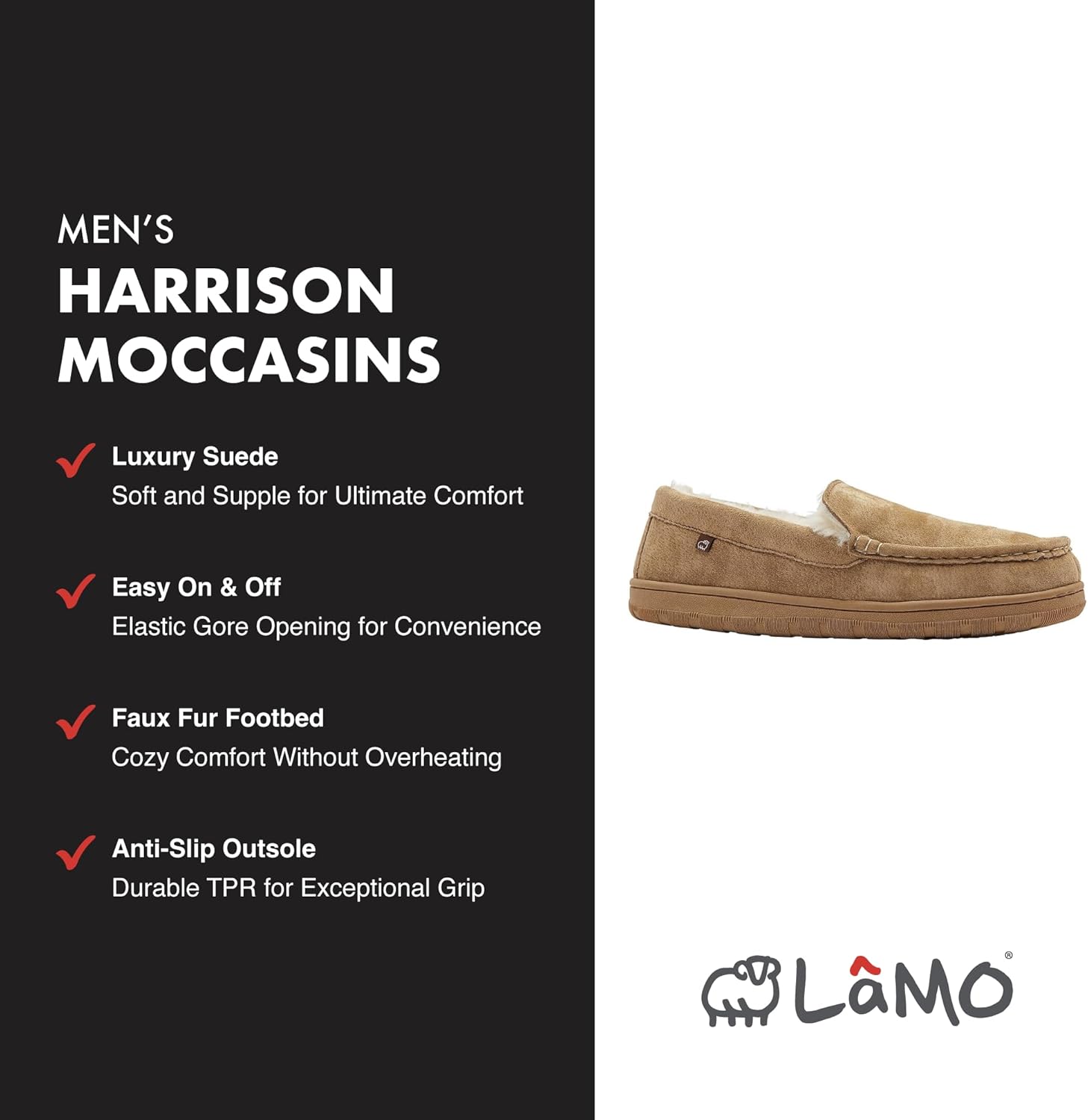 Лоферы Lamo mens Moccasin — фото 4