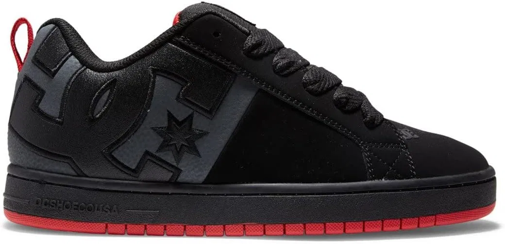 Мужские кроссовки DC Shoes Court Graffik Sq, Black — фото 2