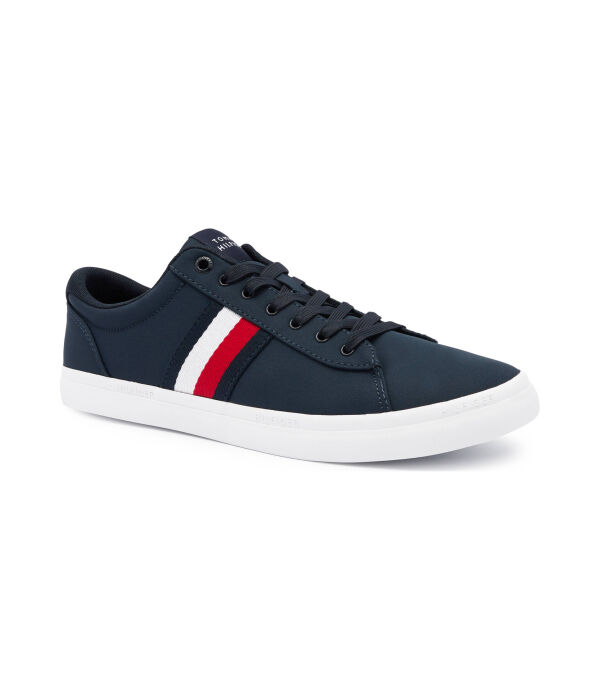 

Кроссовки культовые vulc stripes сетка Tommy Hilfiger, синий