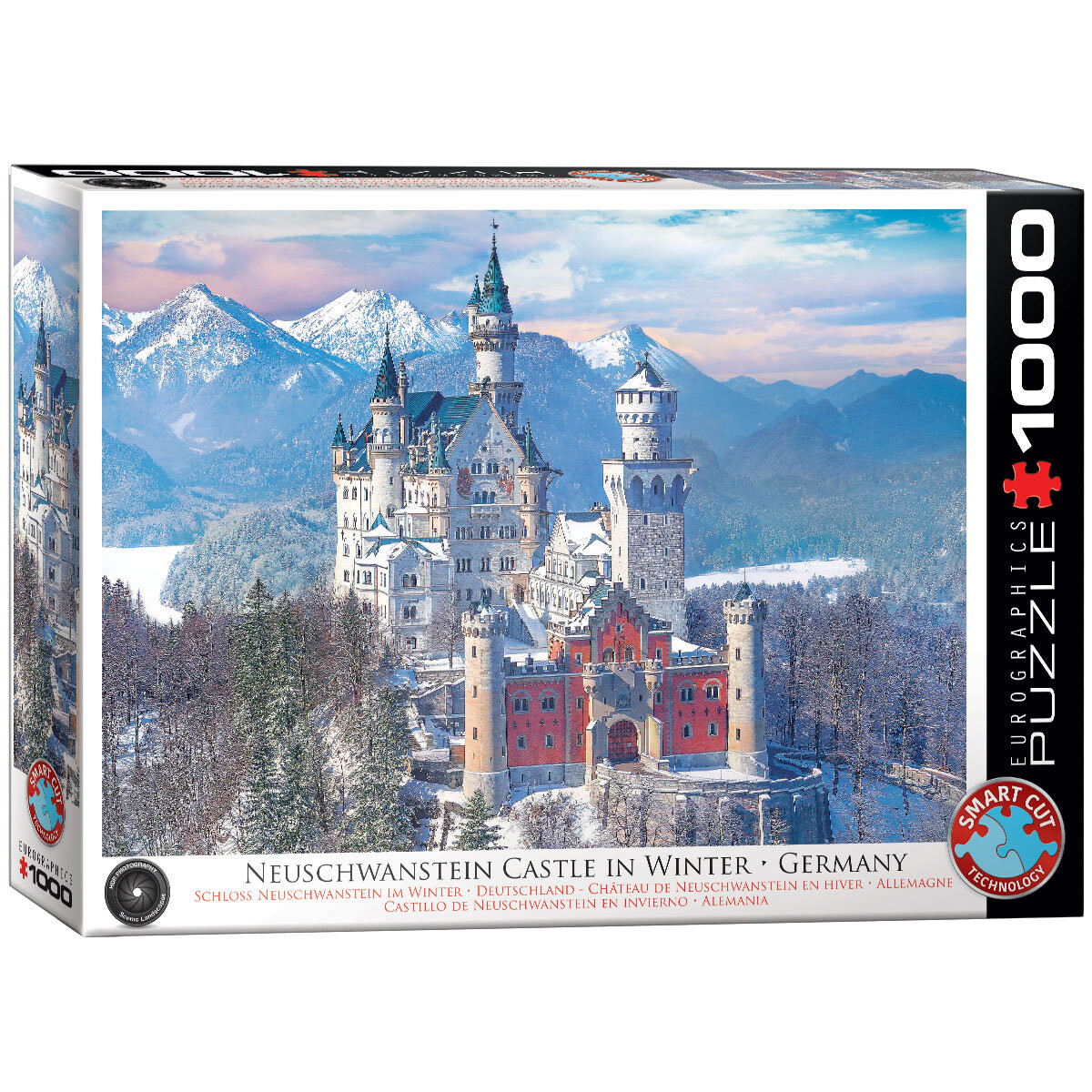 

Еврографика, пазл, Hdr-Нойшванштайн Зимой, 1000 шт. EuroGraphics