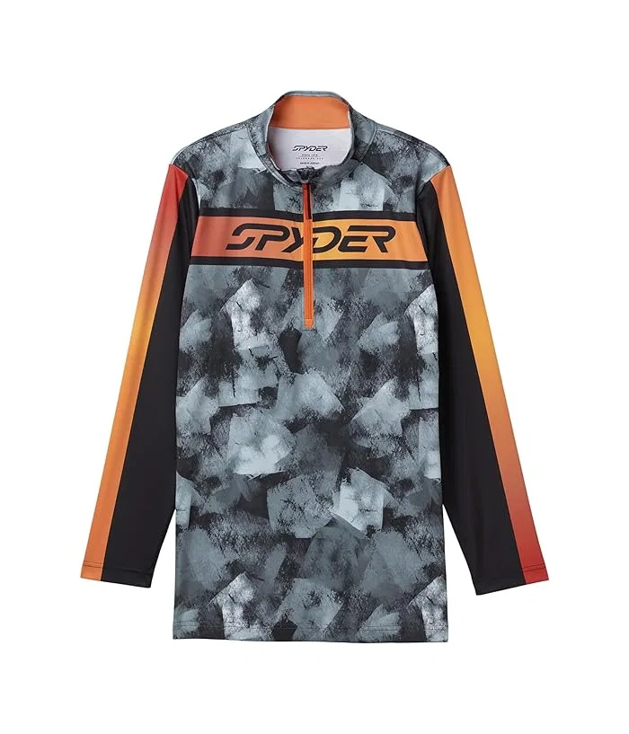 Джемпер с принтом Jacobs 1/2 Zip Spyder Kids, Black Block Camo