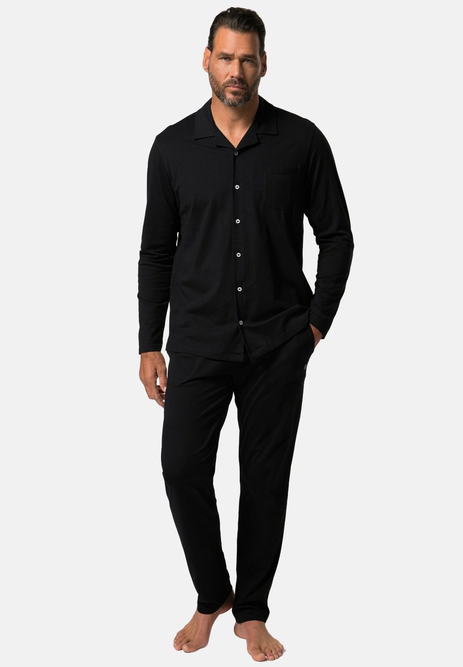 

Пижамный комплект JP1880 DEUX PIÈCES À MANCHES LONGUES QUALITÉ REVERS SET, Black