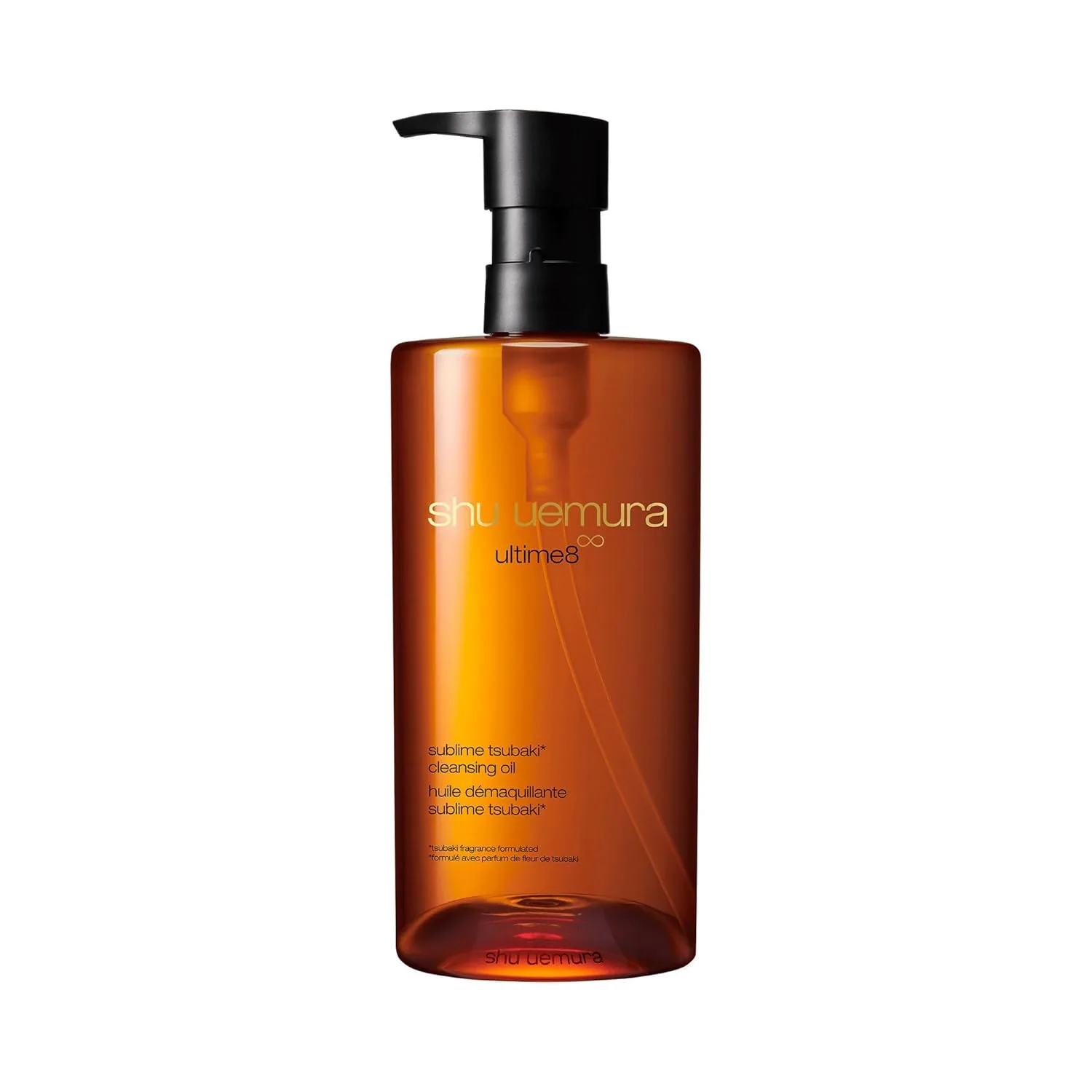 Shu Uemura Ultime8 Sublime Tsubaki Очищающее масло, нежное средство для снятия макияжа и умывания для всех типов кожи 450 мл (1 шт.), Clear