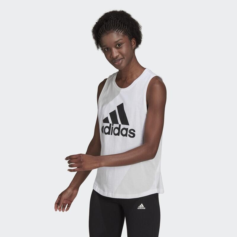 

Майка с большим логотипом Essentials ADIDAS, цвет blanco