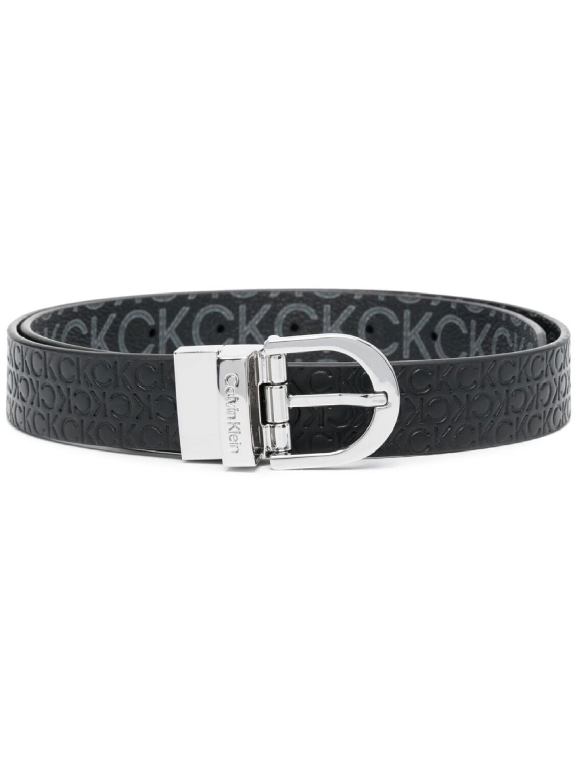 

Calvin Klein ремень с пряжкой и логотипом, черный