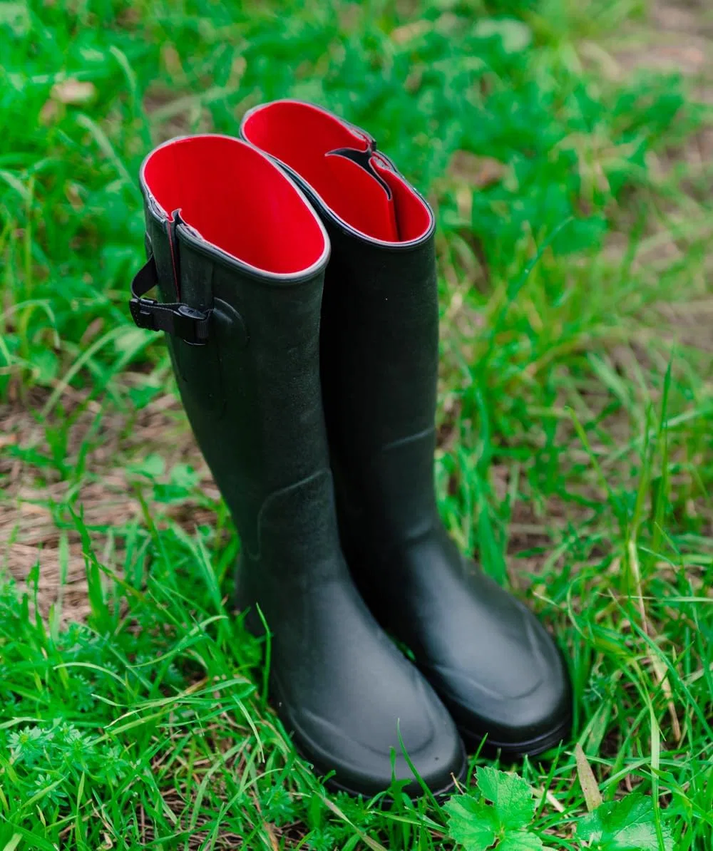 Ботинки Gummistiefel Sully Dunkelgrün EURO PM, Green — фото 3