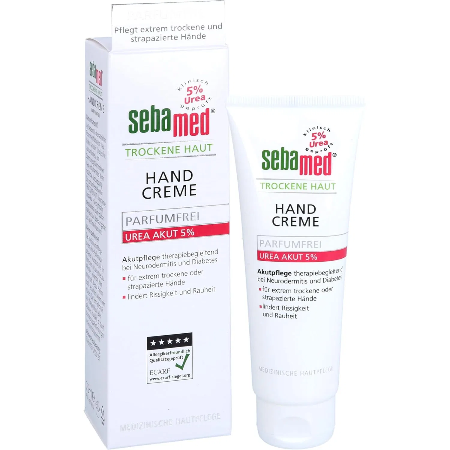 Крем для рук Sebamed Dry Skin Urea Acute 5% без отдушек, 75 мл Sebamed — фото 3