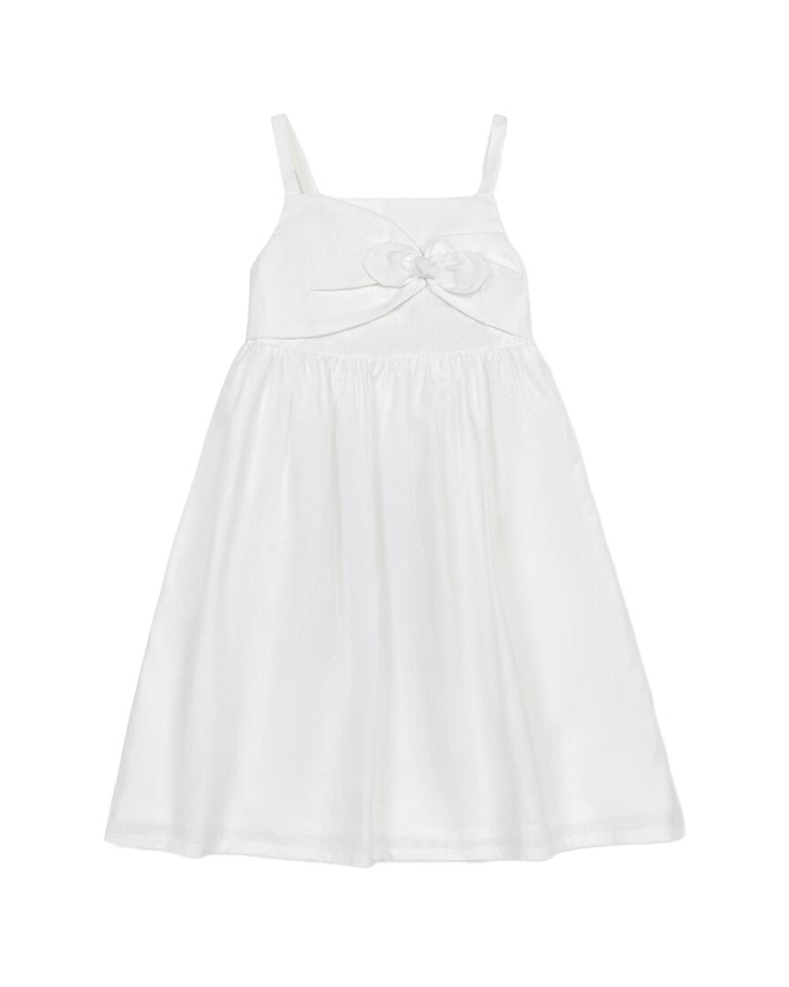 

Hope & Henry Платье с арочным лифом, белый