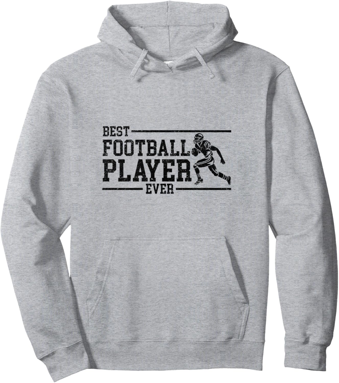 

Величайшие футболисты всех времен - Футбольный сезон, Футбольный матч, Толстовка Football Player, серый