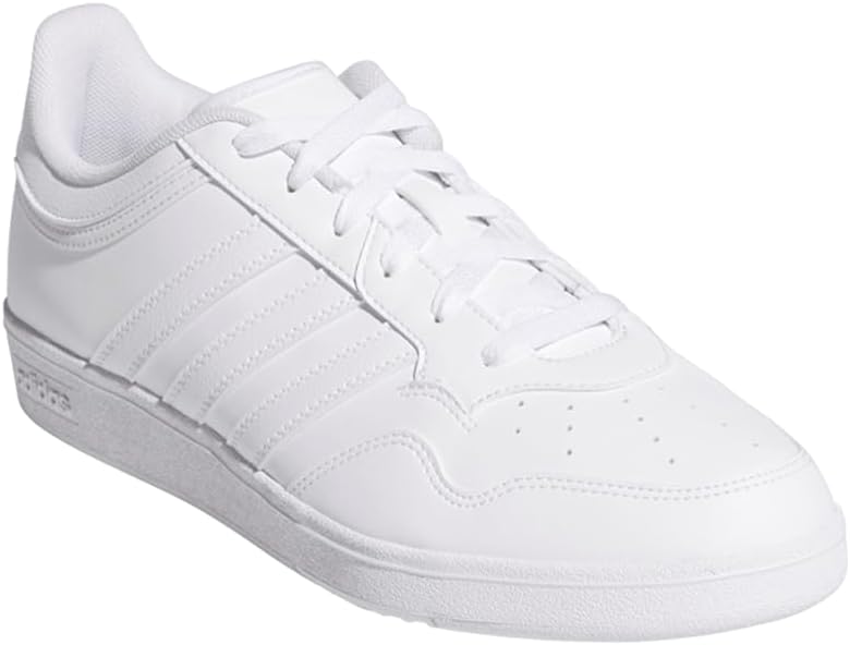 Мужские кроссовки adidas Hoops 4.0 на шнуровке- повседневные, белые — фото 2