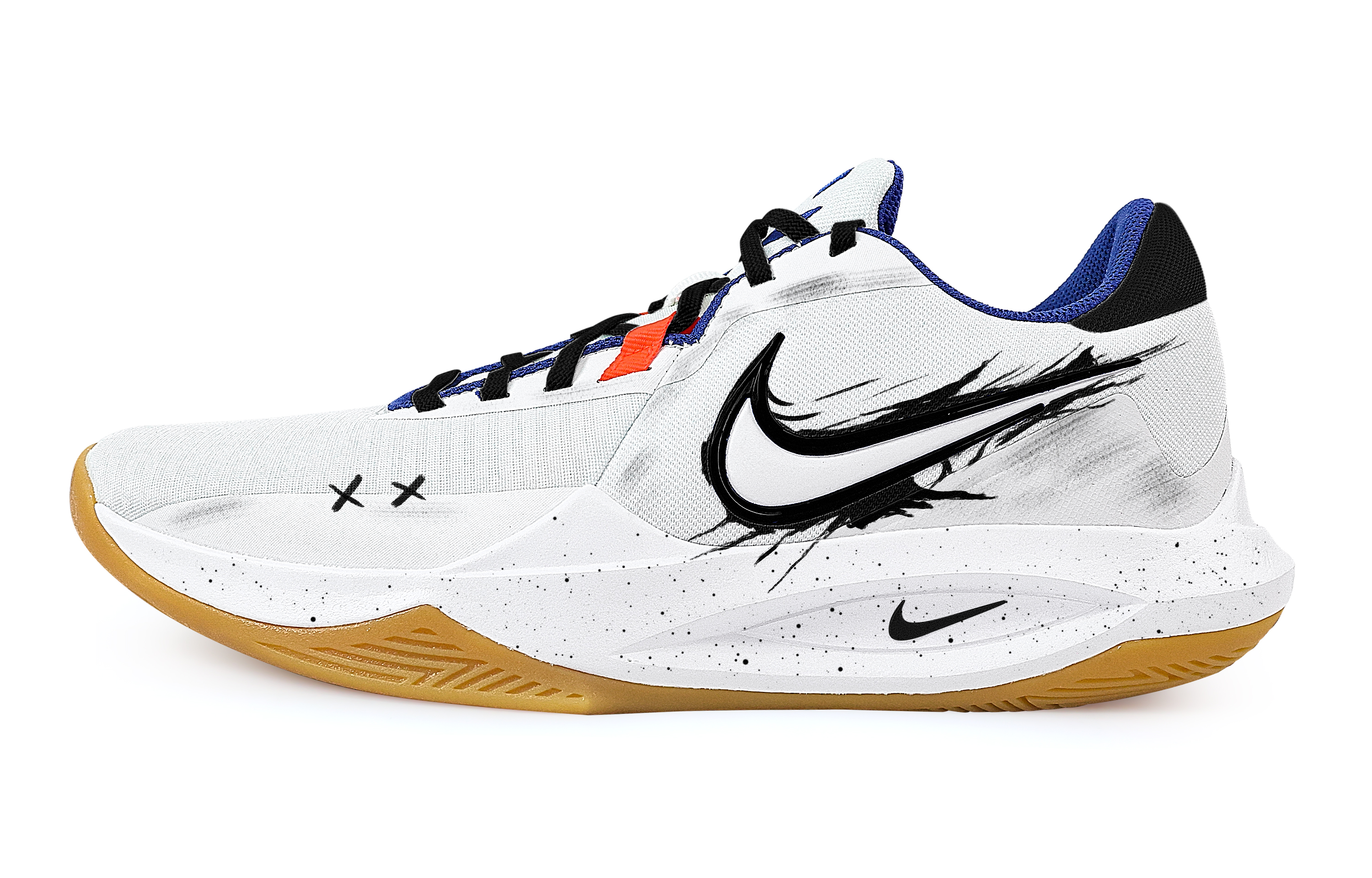 

Nike Баскетбольные кроссовки Precision 6 Low Top, мужские, белые