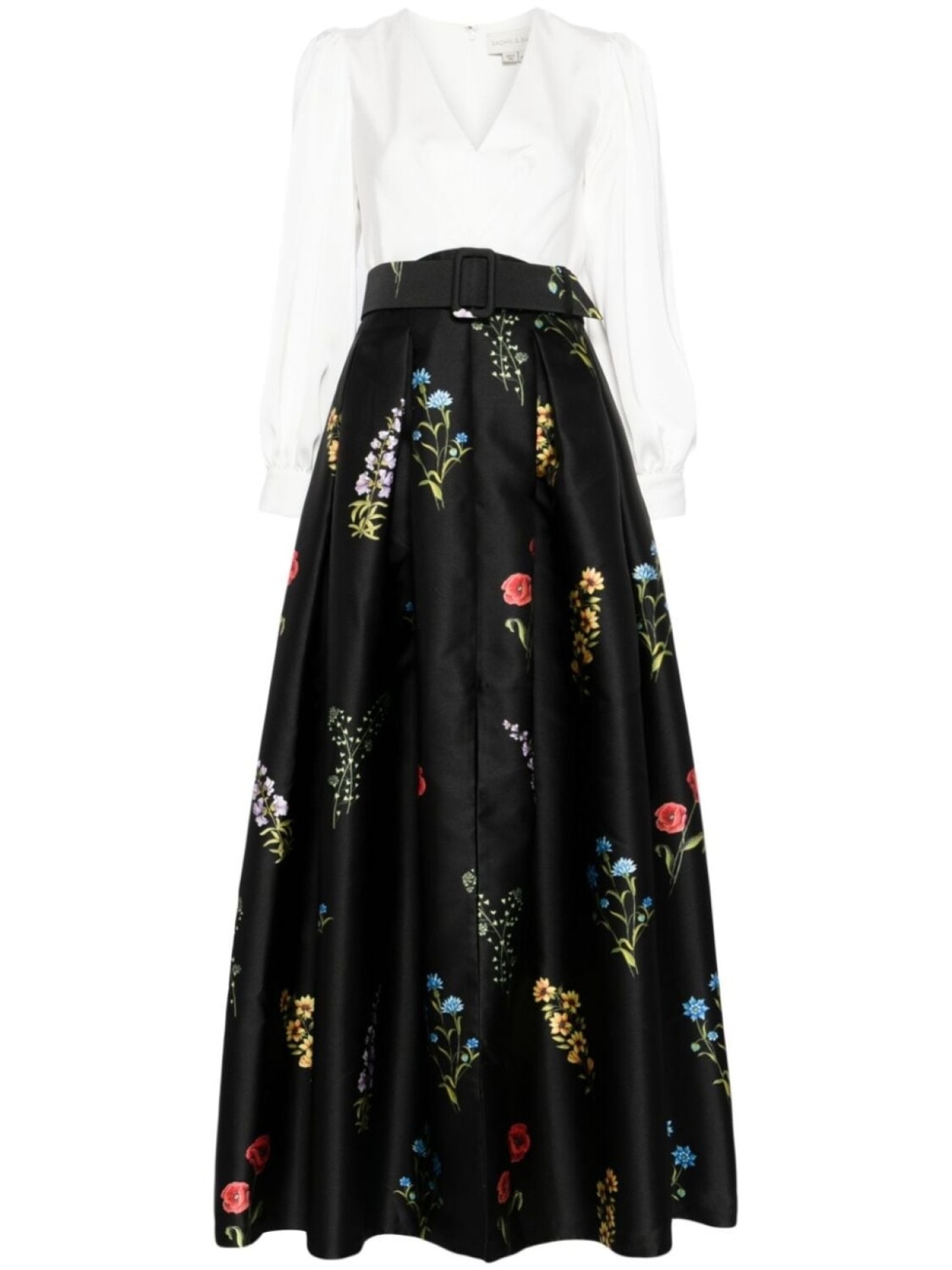 

Платье Zoe в стиле колор-блок Sachin & Babi, черный