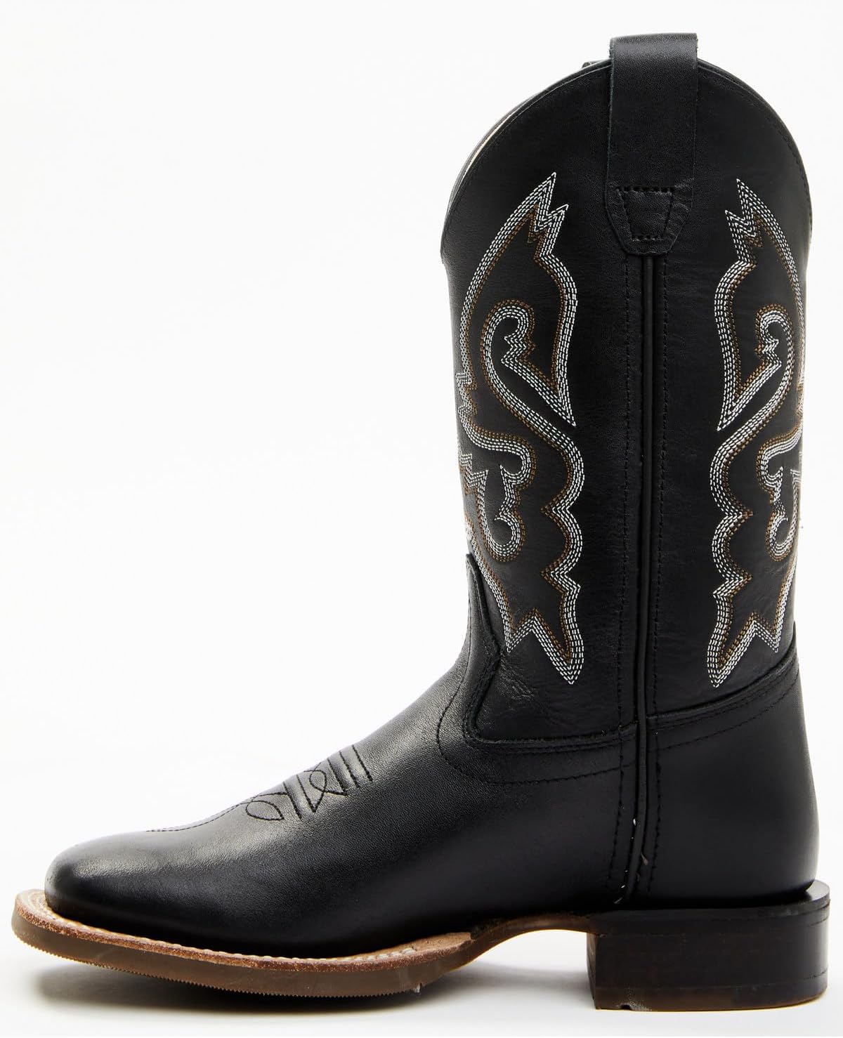 Детские ковбойские сапоги Cody James Boys' Little Westley с широким квадратным носком - Bcbsp23p7, черный — фото 3