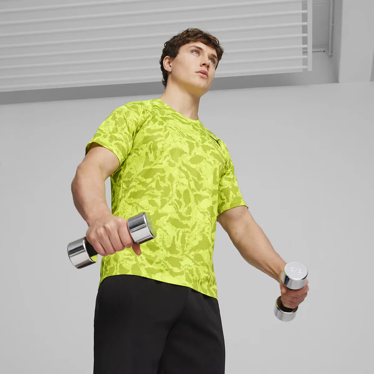 

Мужская футболка Puma Fite Ultrabreathe Aop Tee Puma, жёлтый