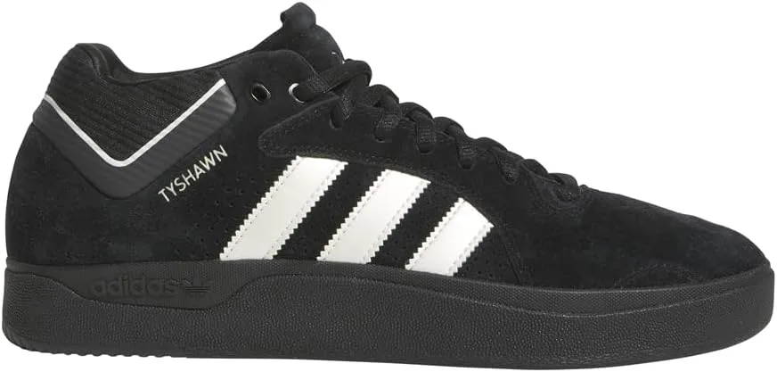 Мужские кроссовки Adidas Tyshawn на шнуровке повседневные - черные, черный