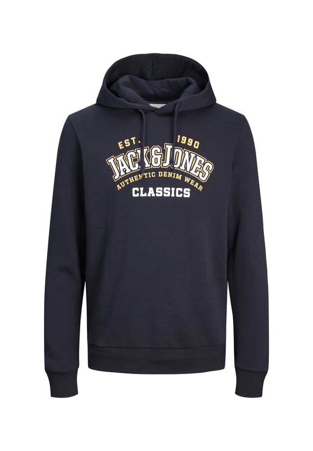 

Толстовка с капюшоном и логотипом Hoodie Jack & Jones, синий