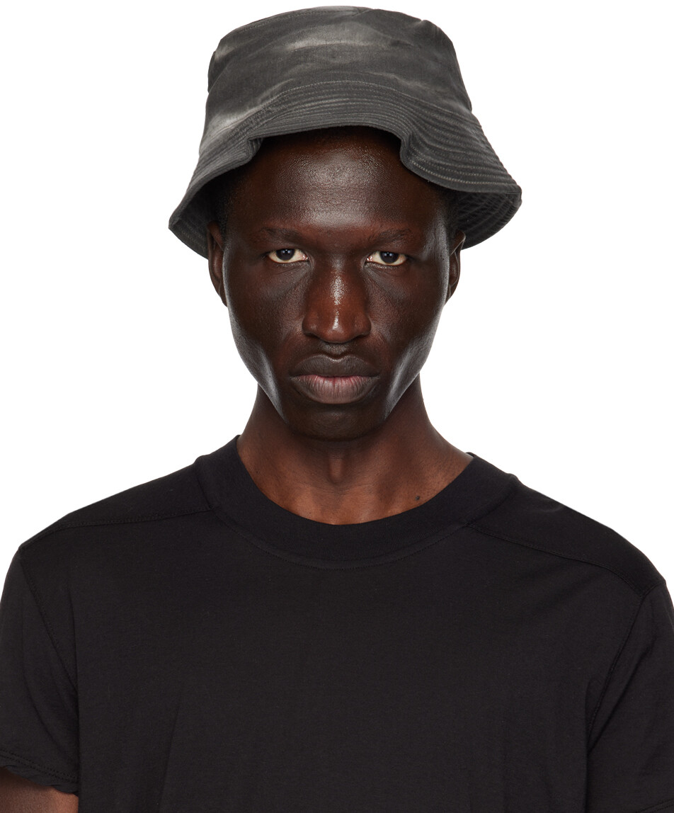 

Черная бейсболка с подиума Rick Owens Drkshdw