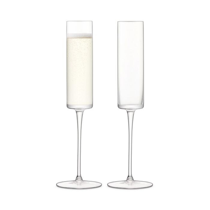 

Фужеры Otis Champagne Flute, Set of 2 LSA, белый