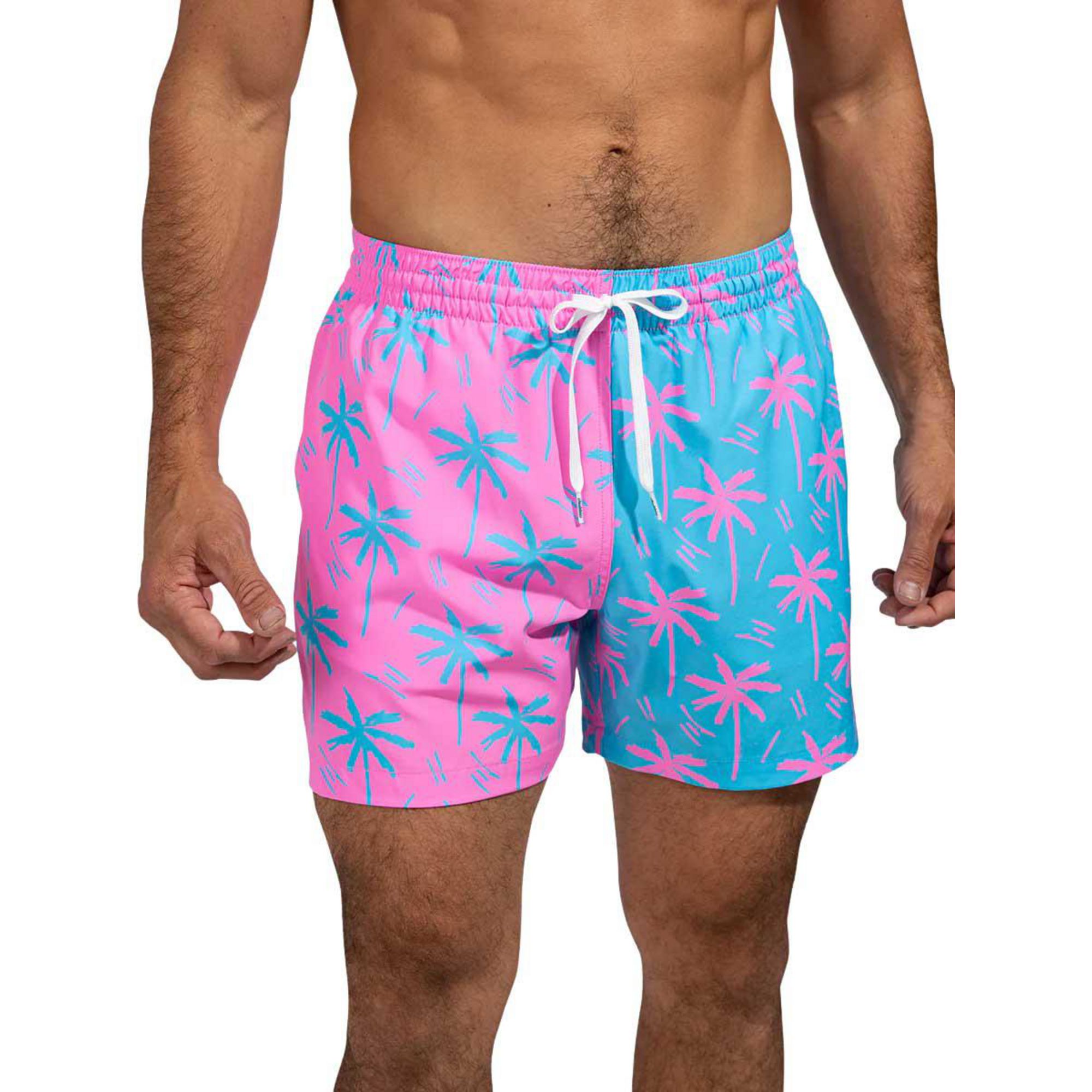 

Мужские классические плавки на подкладке The Prince of Prints, размер 5,5 дюймов. Chubbies, Blue/Pink