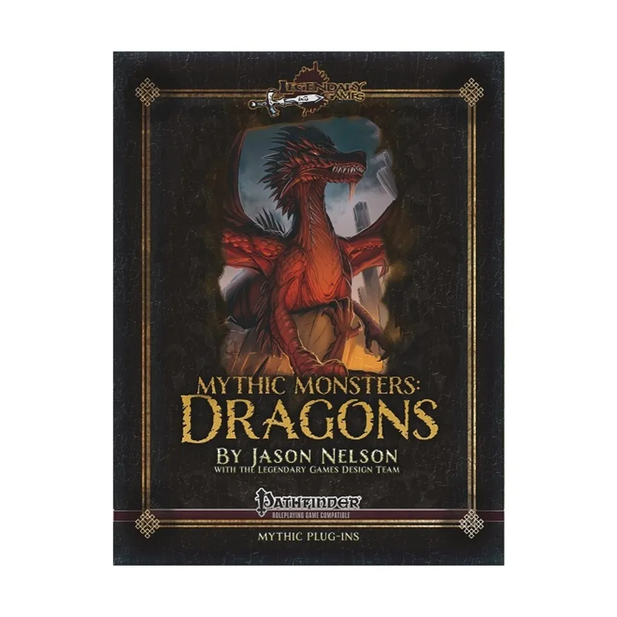 

Mythic Monsters #13 - Dragons, Pathfinder 1st Edition - Mythic Monsters (Legendary Games), мягкая обложка