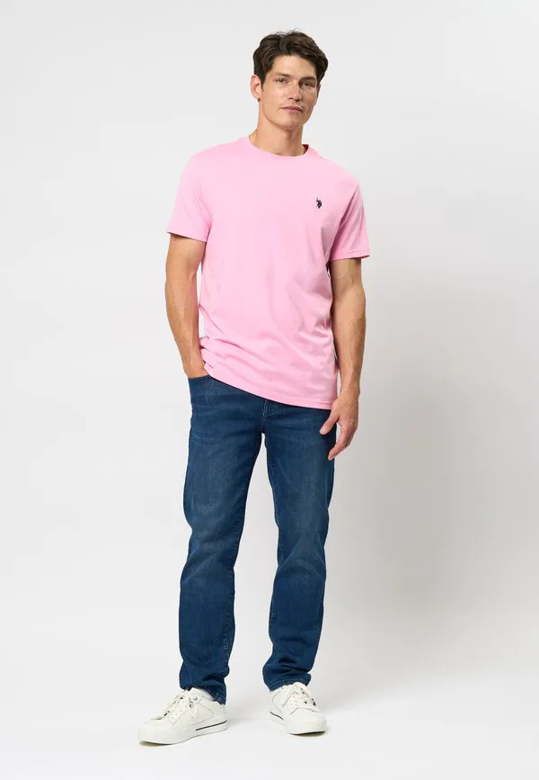 Простая футболка умарджуна U.S. Polo Assn., Prism Pink — фото 3