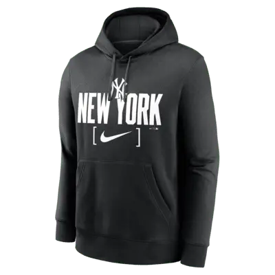 

Худи Nike New York Yankees Club Slack, черный