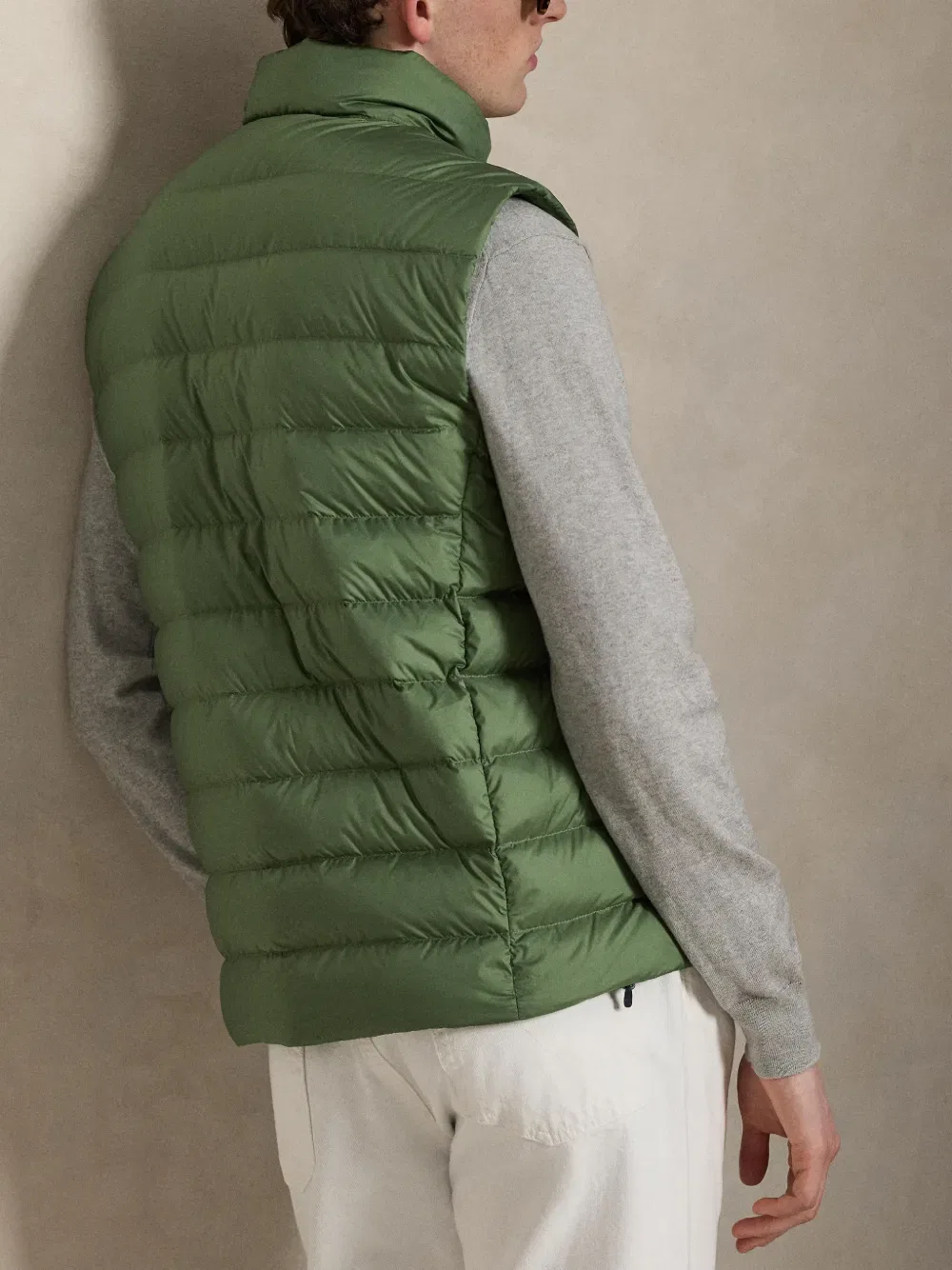 Холодный складной пуховый жилет Polo Ralph Lauren, зеленый — фото 4