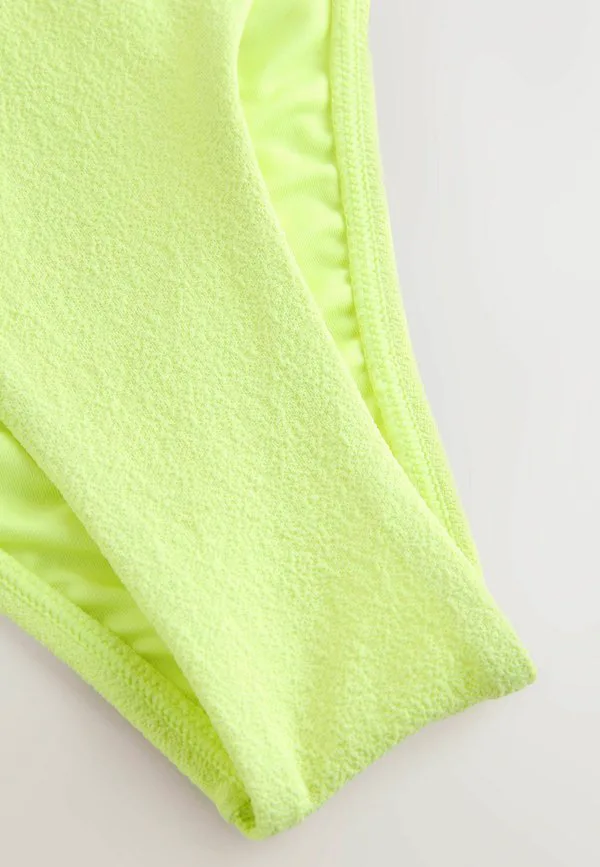 Бразильские бикини с высоким вырезом на бедрах Next, Yellow/Green Whipstitch — фото 3