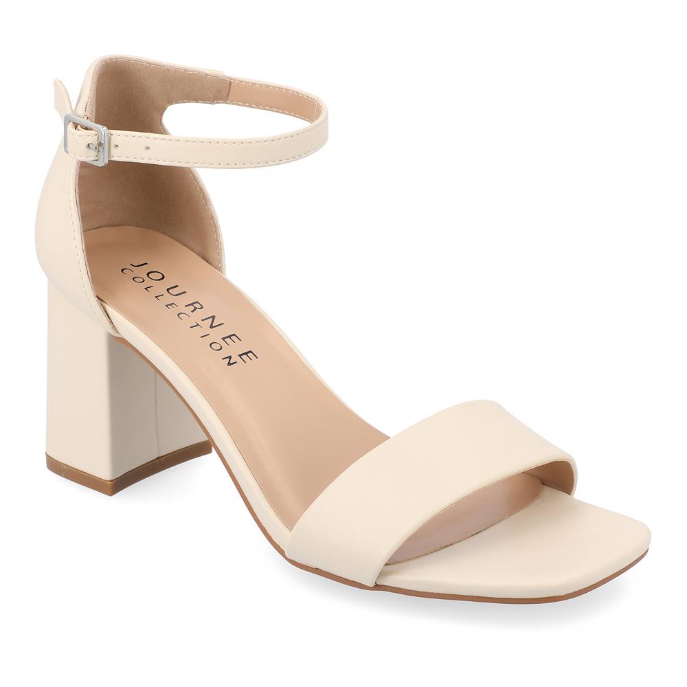 Женские классические сандалии из пены Tru Comfort Foam из коллекции Journee Collection SuperNatural Shades, цвет Cream