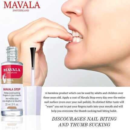 Stop 10ml Прекратите грызть ногти и сосать палец для детей и взрослых Mavala — фото 2