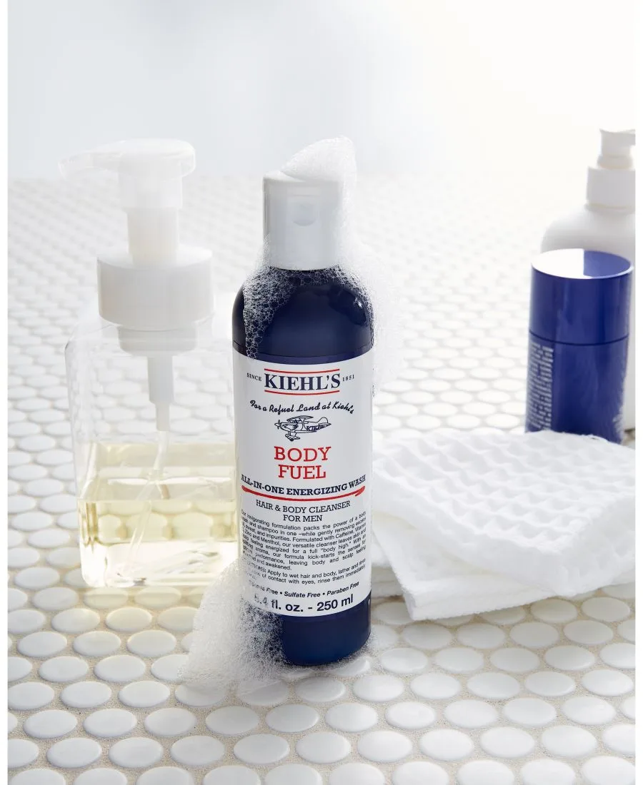 Крем для лица Kiehl's — Since 1851 Универсальное тонизирующее средство для душа Body Fuel, 240 мл — фото 3