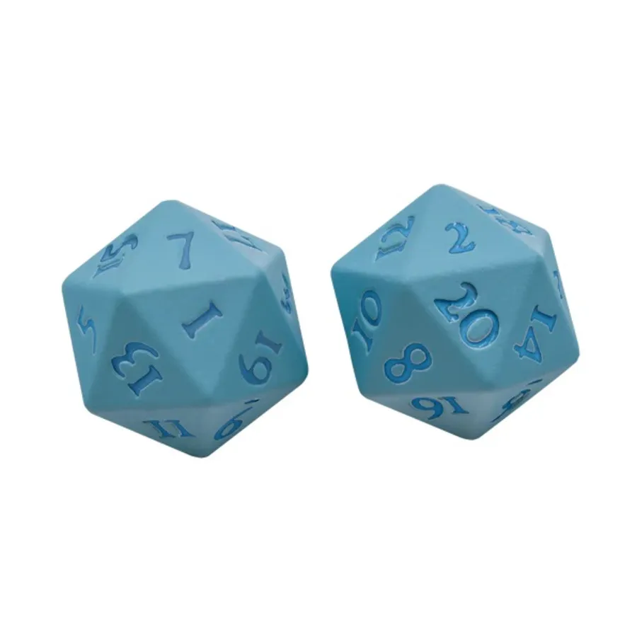 

d20 Яркий хэви-метал — светло-синий (2), Dice (Ultra Pro)