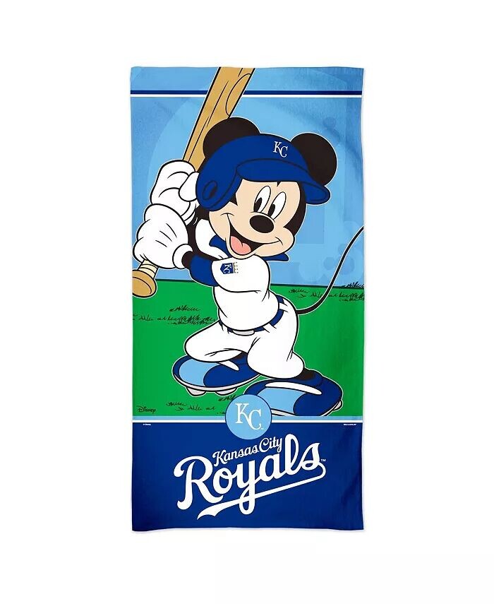 

Пляжное полотенце Disney Spectra Kansas City Royals 30 x 60 дюймов Wincraft, мультиколор