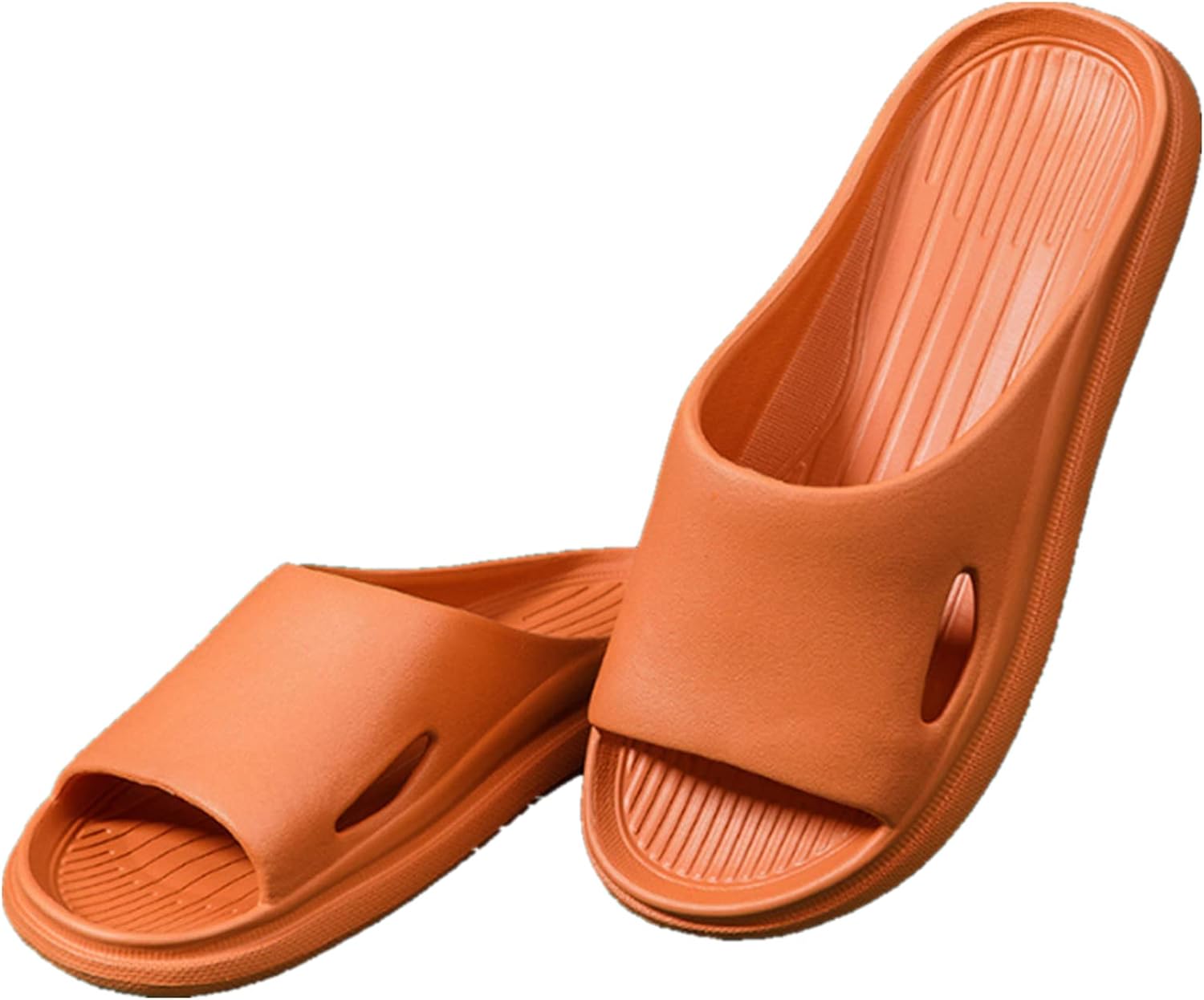 

Тапочки BASKANIA для женщин и мужчин, портативные, быстро сохнущие, противоскользящие для бассейна и душа, домашние шлепанцы, оранжевый