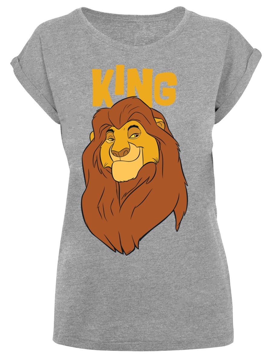 

Рубашка F4NT4STIC Disney The König der Löwen Mufasa King, серый