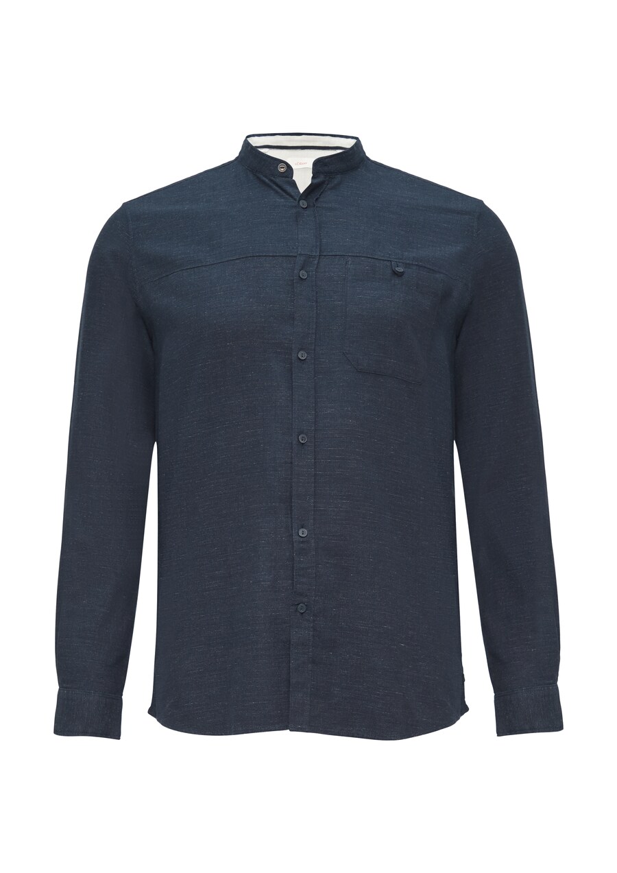 

Рубашка обычного кроя на пуговицах s.Oliver, ночной синий